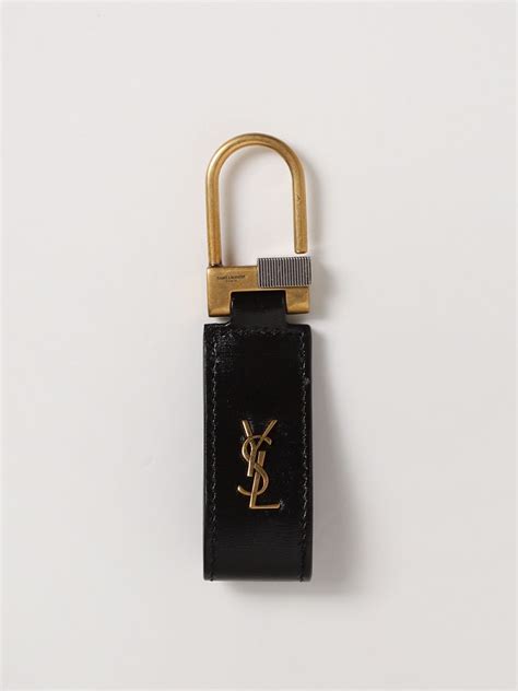 saint laurent PORTACHIAVI SCRITTA available on .